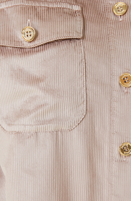 Vizon Fitilli Kadife Dış Gömlek