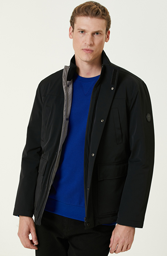 Siyah Coat Ceket
