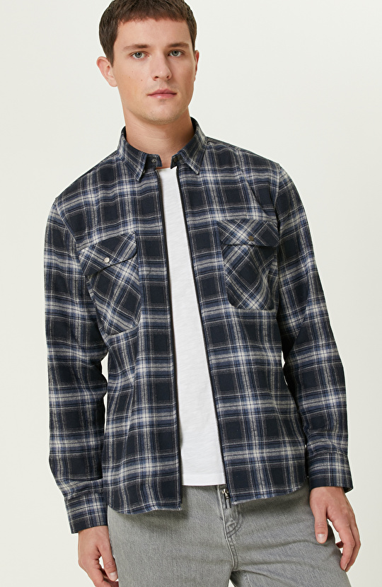 Lacivert Mavi Gömlek