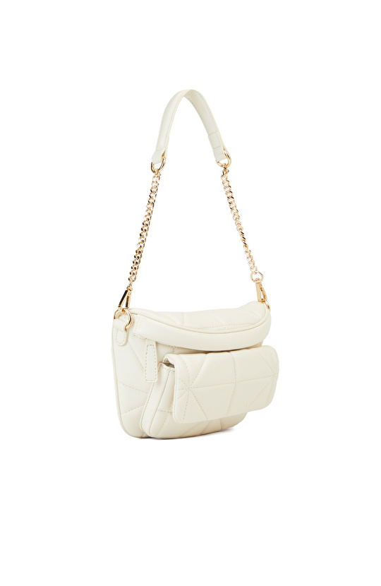 Bej Kadın Bel Çantası