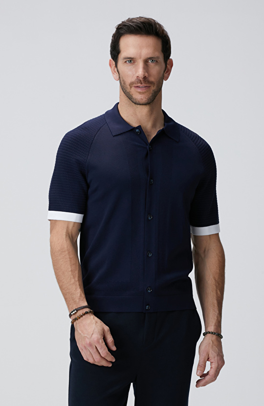 Lacivert Triko Hırka