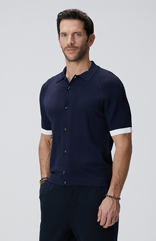 Lacivert Triko Hırka