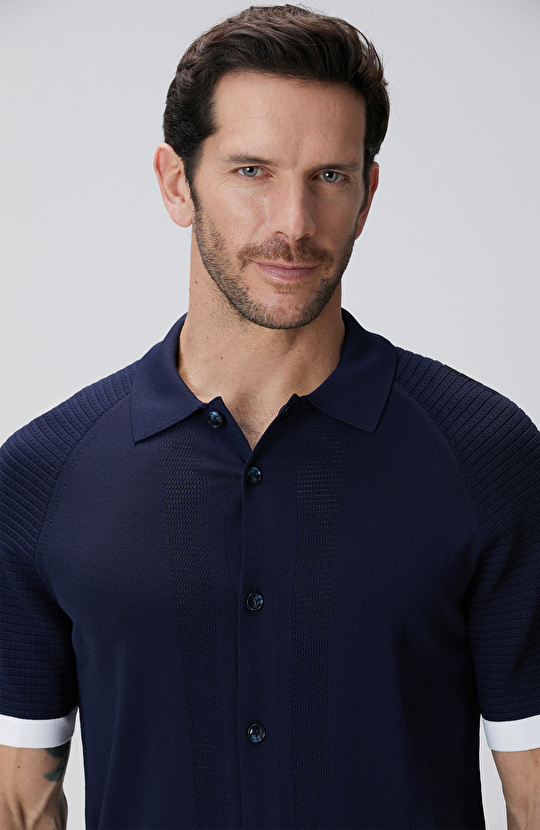 Lacivert Triko Hırka