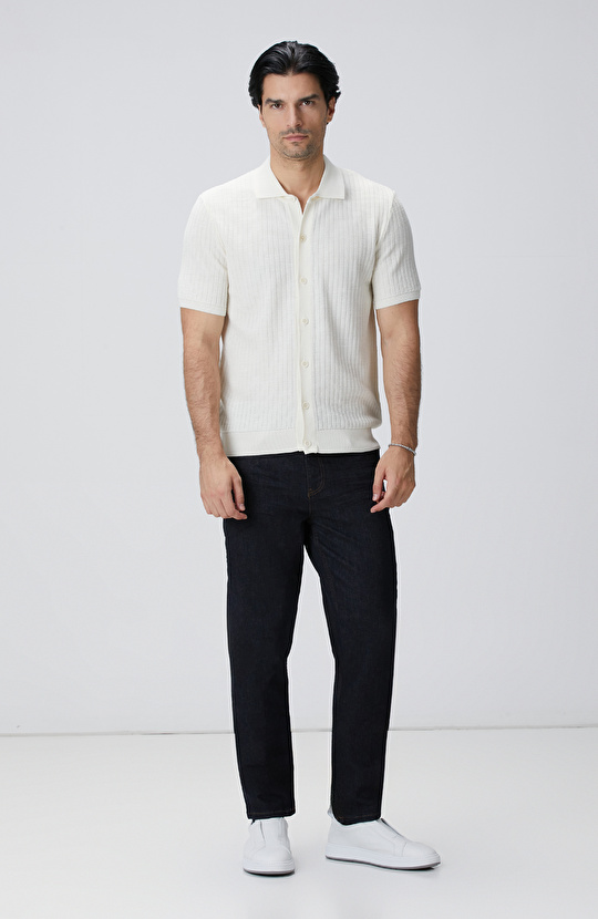 Lacivert Denim Pantolon