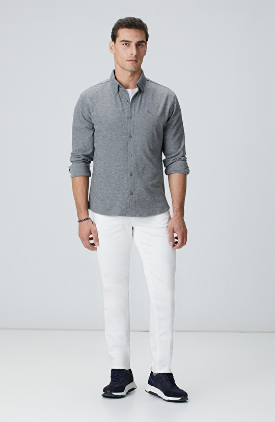 Kırık Beyaz Casual Pantolon