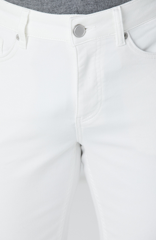 Kırık Beyaz Casual Pantolon