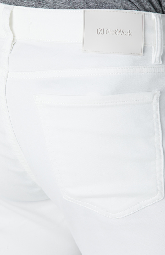 Kırık Beyaz Casual Pantolon