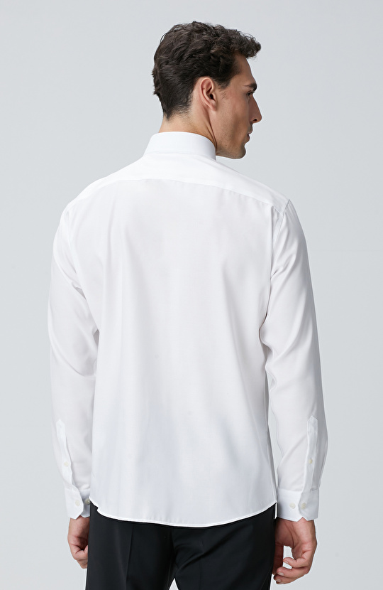 Non-Iron Beyaz Gömlek
