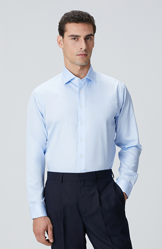 Non-Iron Açık Mavi Gömlek