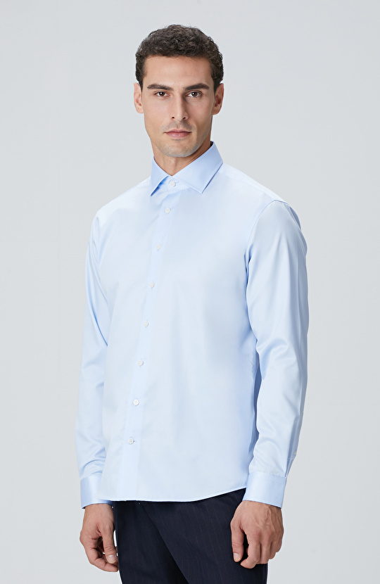 Non-Iron Açık Mavi Gömlek