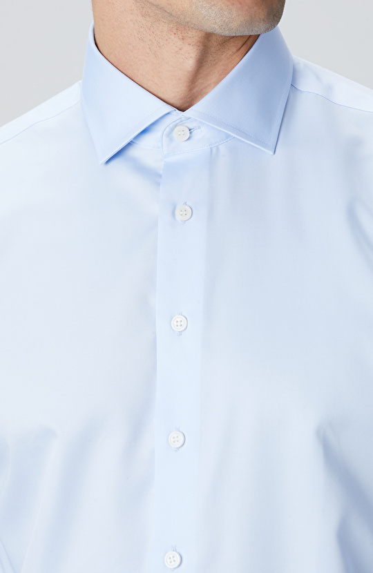 Non-Iron Açık Mavi Gömlek