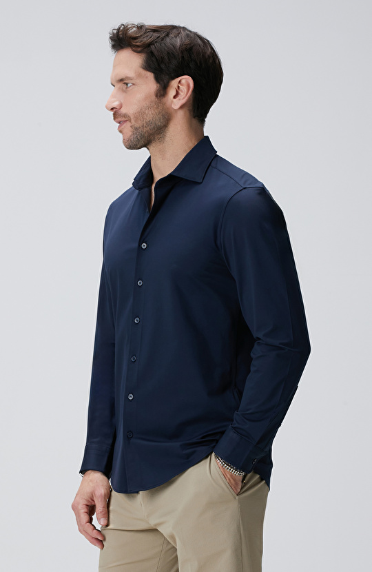 N-Tech Lacivert Gömlek