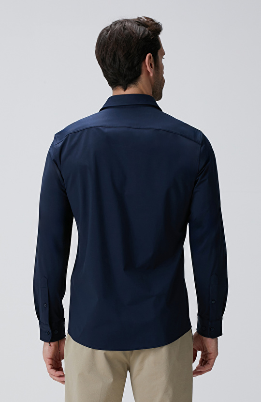N-Tech Lacivert Gömlek