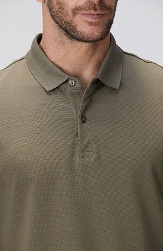 N-Tech Haki Polo Yaka T-shirt