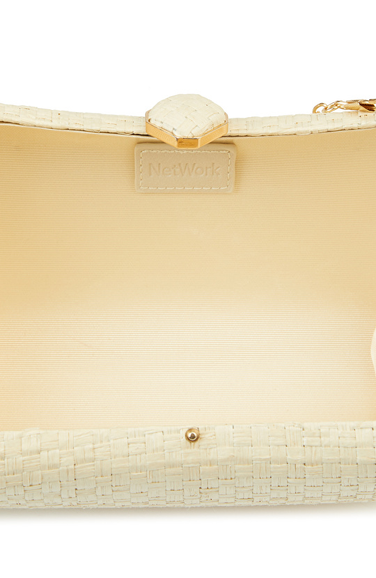 Bej Kadın Hasır Çanta