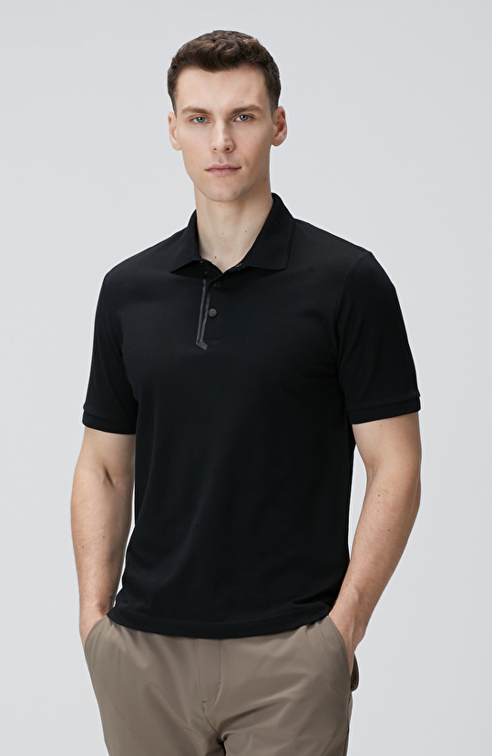 Siyah Polo T-shirt
