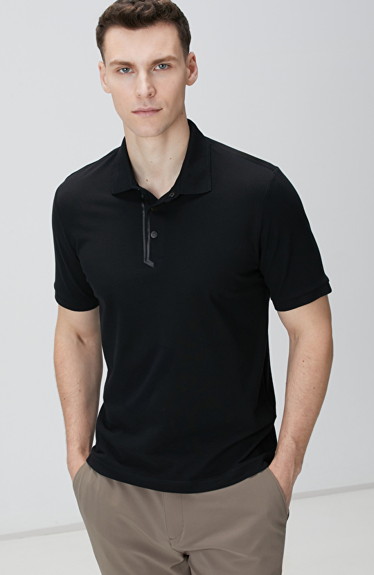 Siyah Polo T-shirt