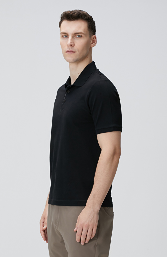 Siyah Polo T-shirt