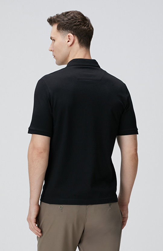 Siyah Polo T-shirt