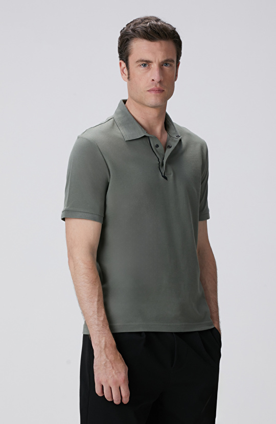 N-Tech Haki Polo T-shirt