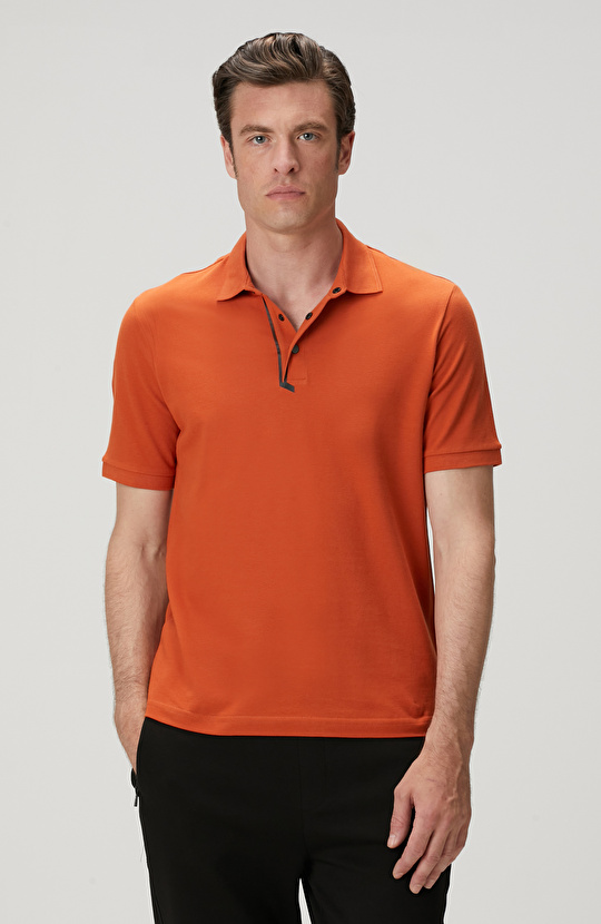 N-Tech Turuncu Polo Yaka T-shirt
