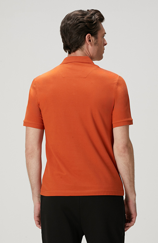 N-Tech Turuncu Polo Yaka T-shirt