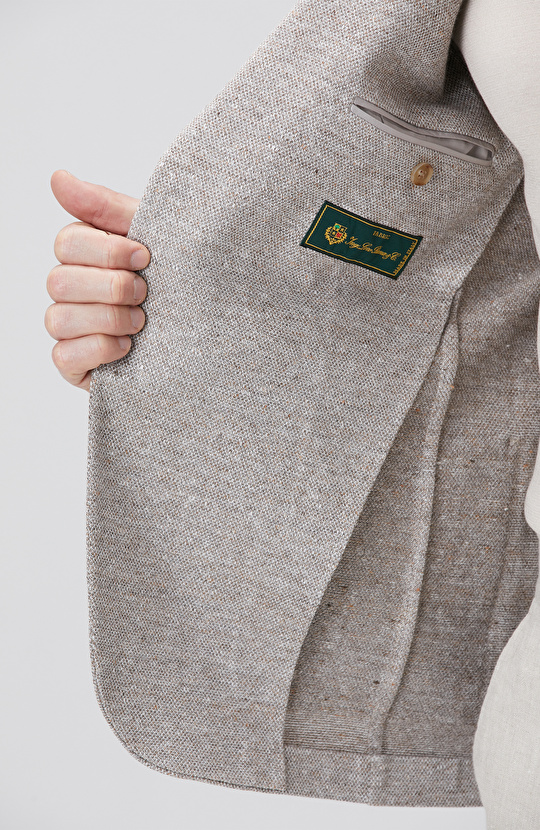 Limited Loro Piana Kumaşından Üretilen Vizon Örme Ceket