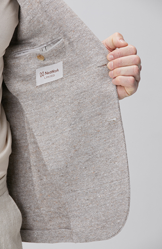 Limited Loro Piana Kumaşından Üretilen Vizon Örme Ceket