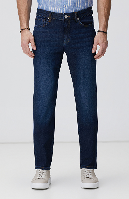 Lacivert Denim Pantolon