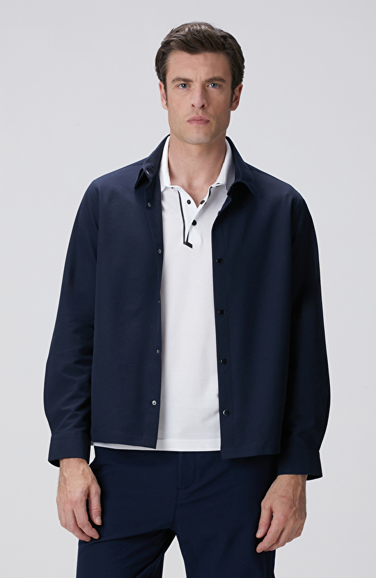 Lacivert Dış Gömlek