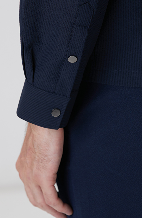 Lacivert Dış Gömlek