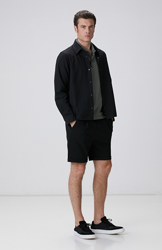 N-Tech Siyah Dış Gömlek