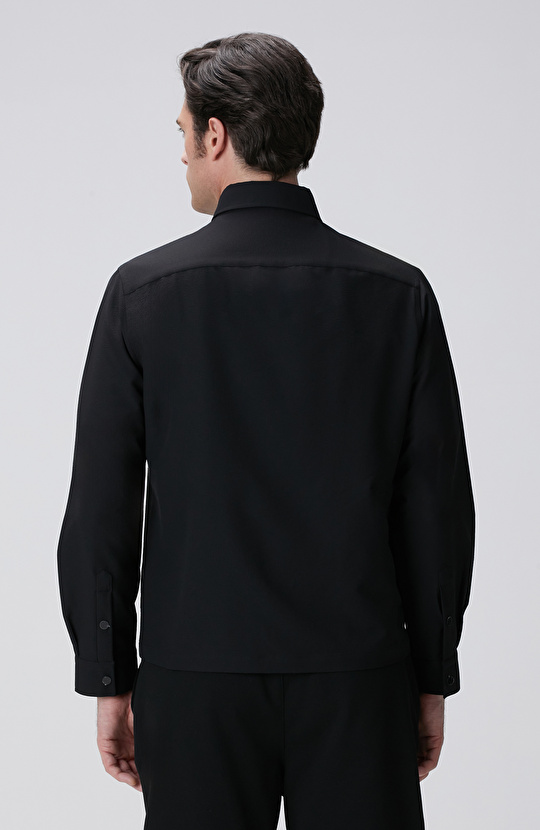N-Tech Siyah Dış Gömlek