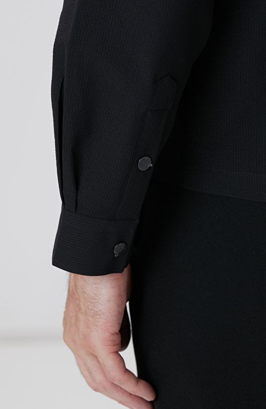 N-Tech Siyah Dış Gömlek