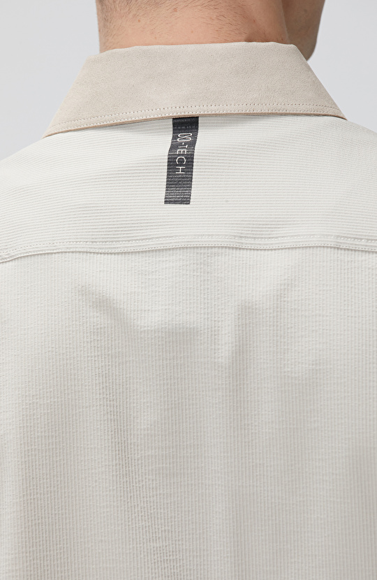 N-Tech Taş Süet Detaylı Dış Gömlek