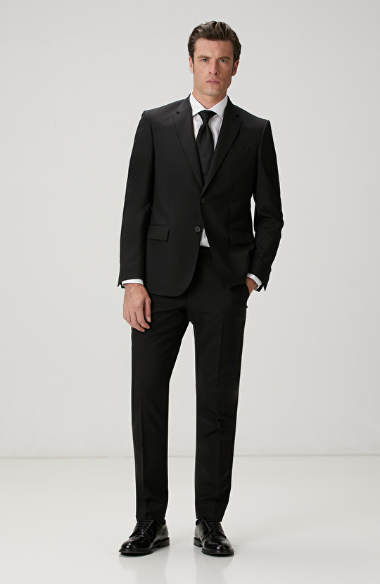 Siyah Yün Takım Elbise