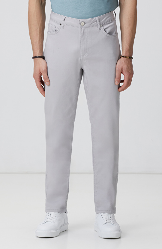 Gri Casual Pantolon