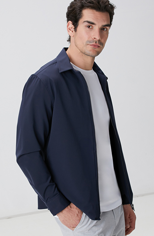 Lacivert Dış Gömlek