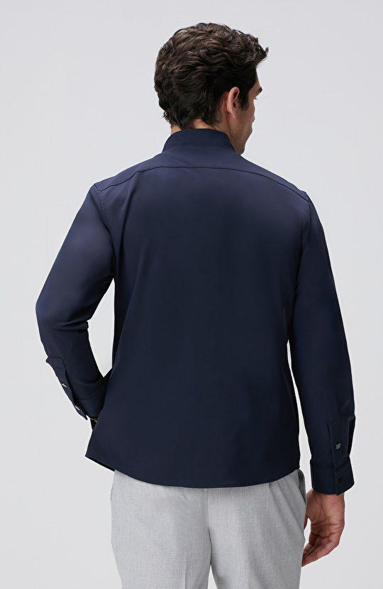 Lacivert Dış Gömlek