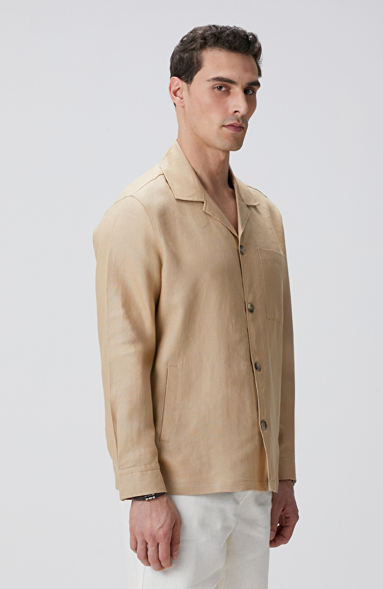 Vizon Keten Dış Gömlek