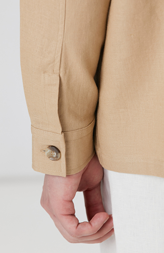 Vizon Keten Dış Gömlek