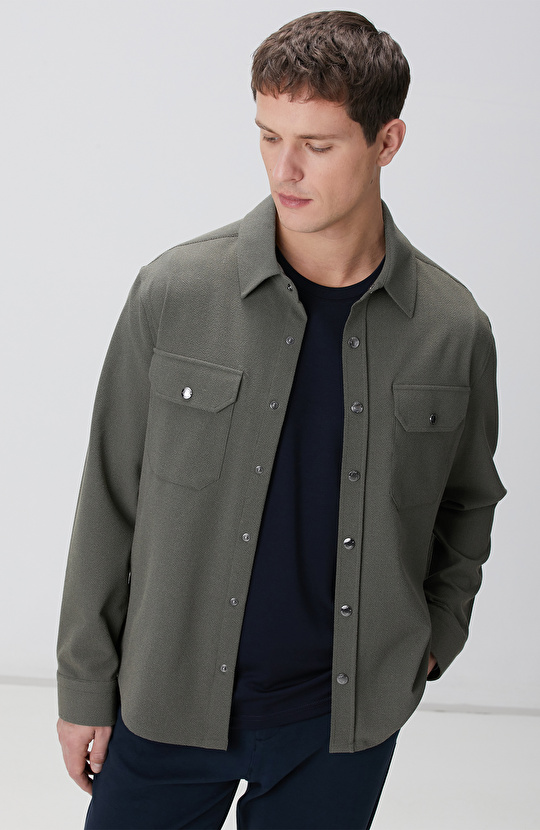 Haki Dış Gömlek