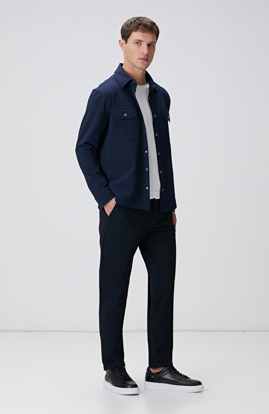 Lacivert Dış Gömlek