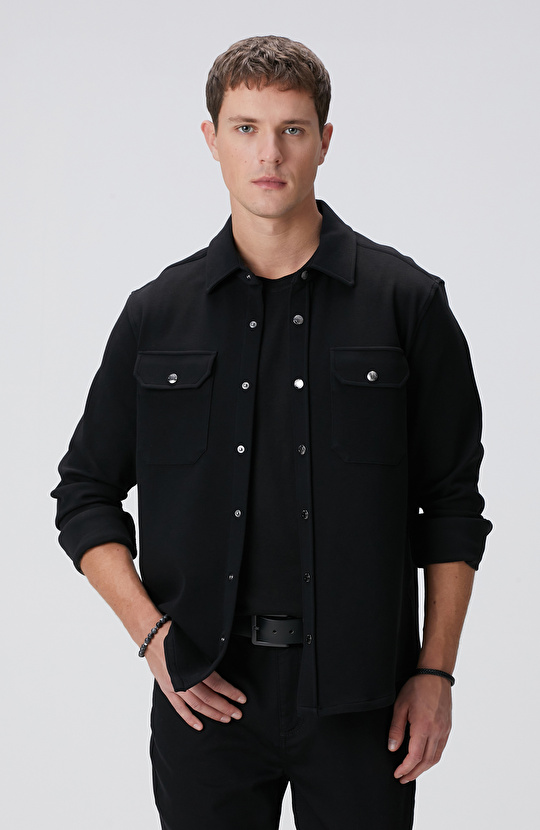 Siyah Dış Gömlek