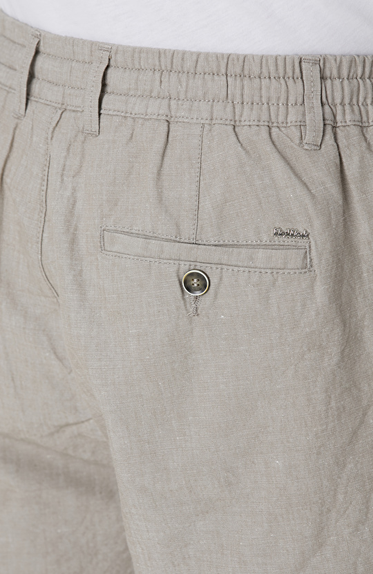 Vizon Keten Karışımlı Şort