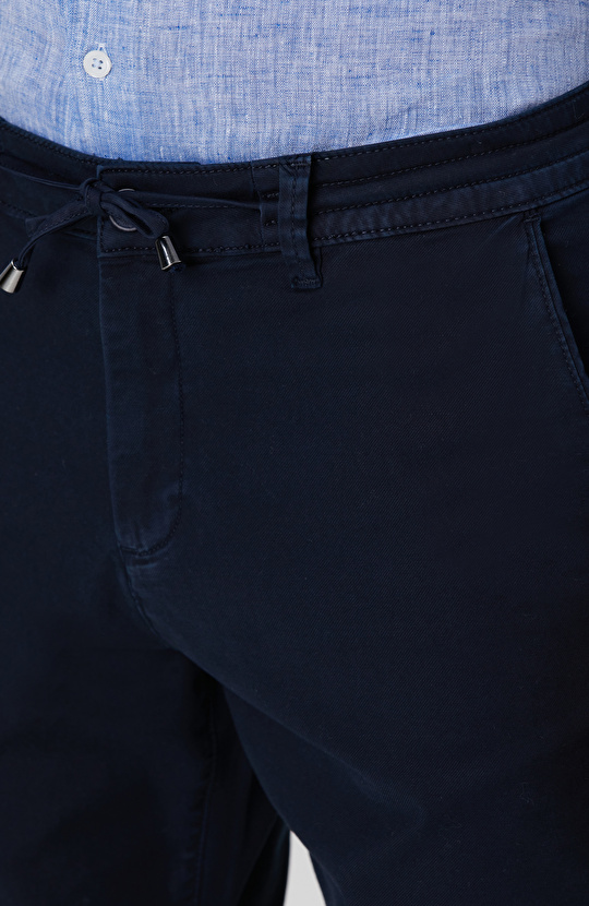 Lacivert Chino Şort