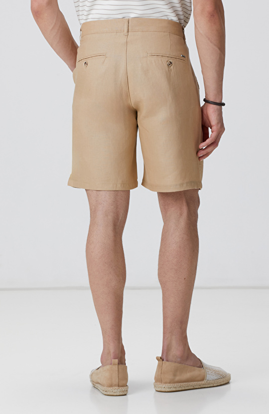 Vizon Keten Chino Şort