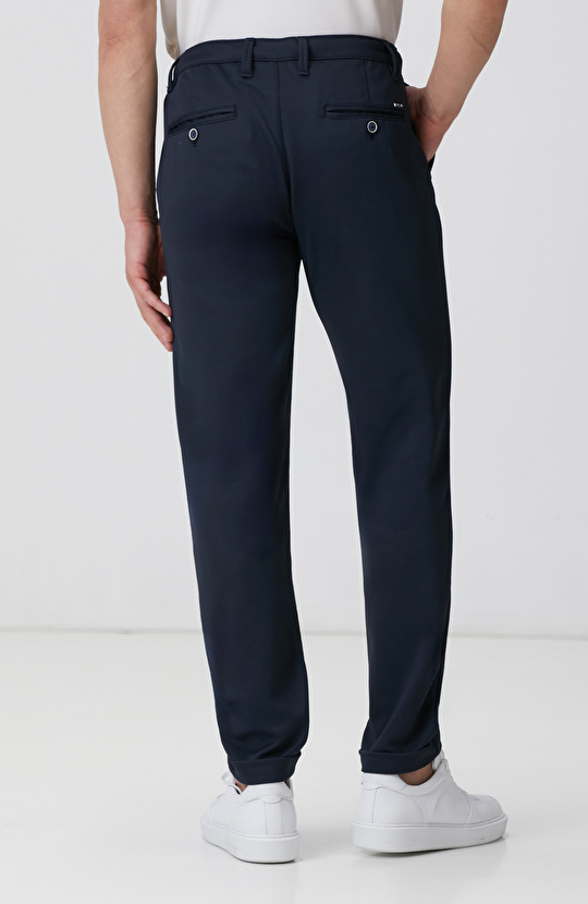 Lacivert Örme Pantolon