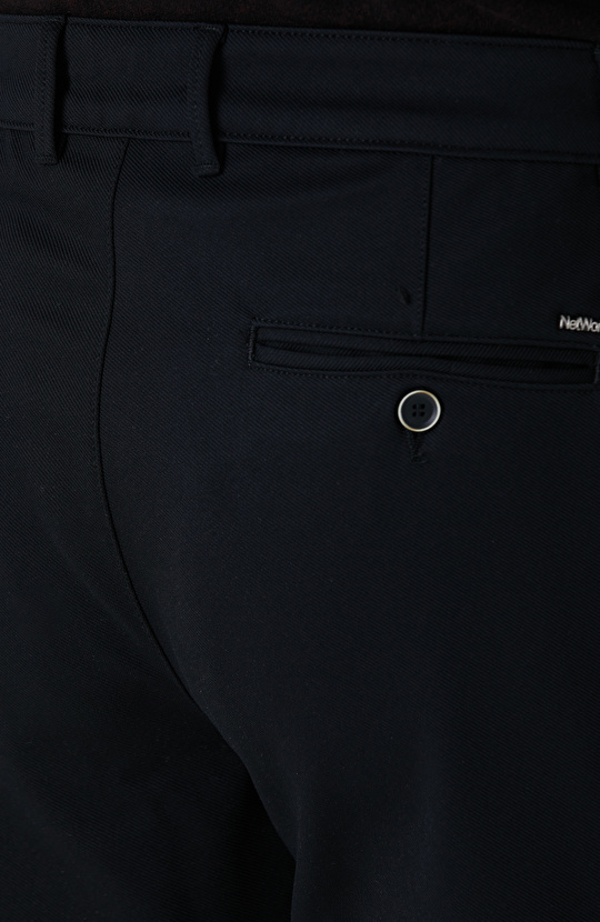 Siyah Dokuma Pantolon