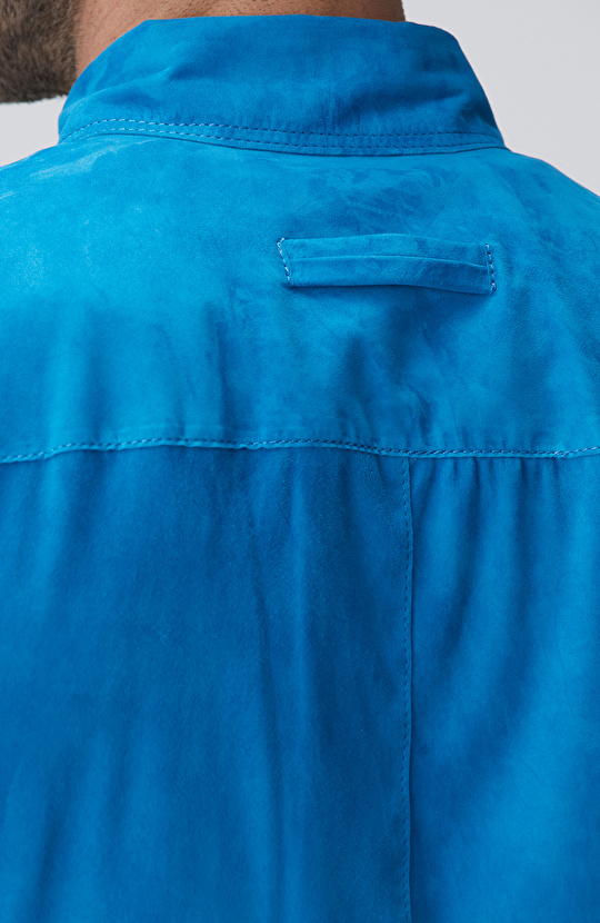 Parlement Mavi Süet Mont